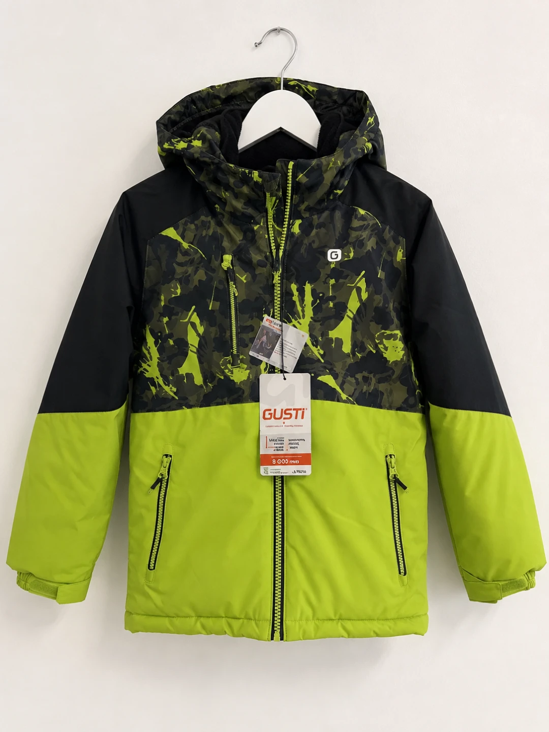 Gusti Youth Winter Jacket Green and Black