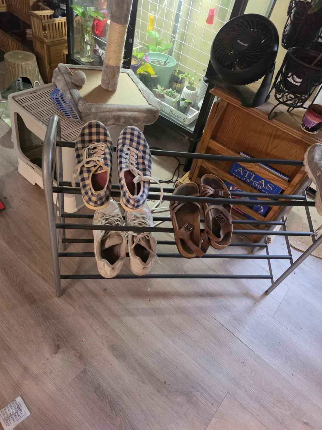 Metal 3-Tier Shoe Rack