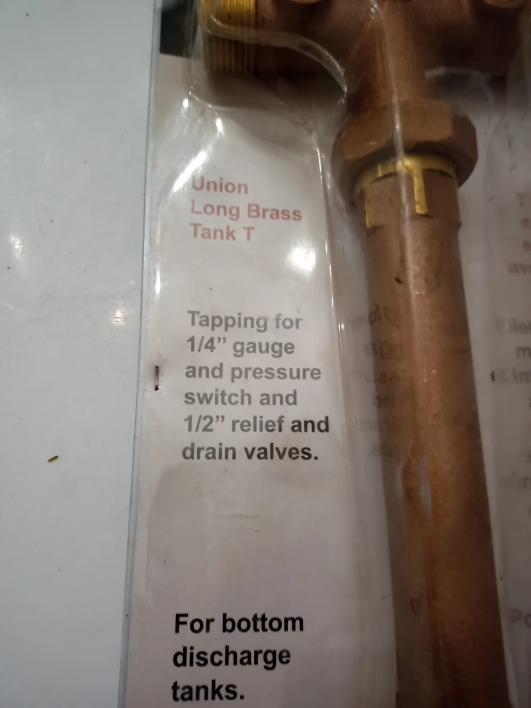 Burcam Brass T With Union - Universal Fit - #650662 - New! - photo 2