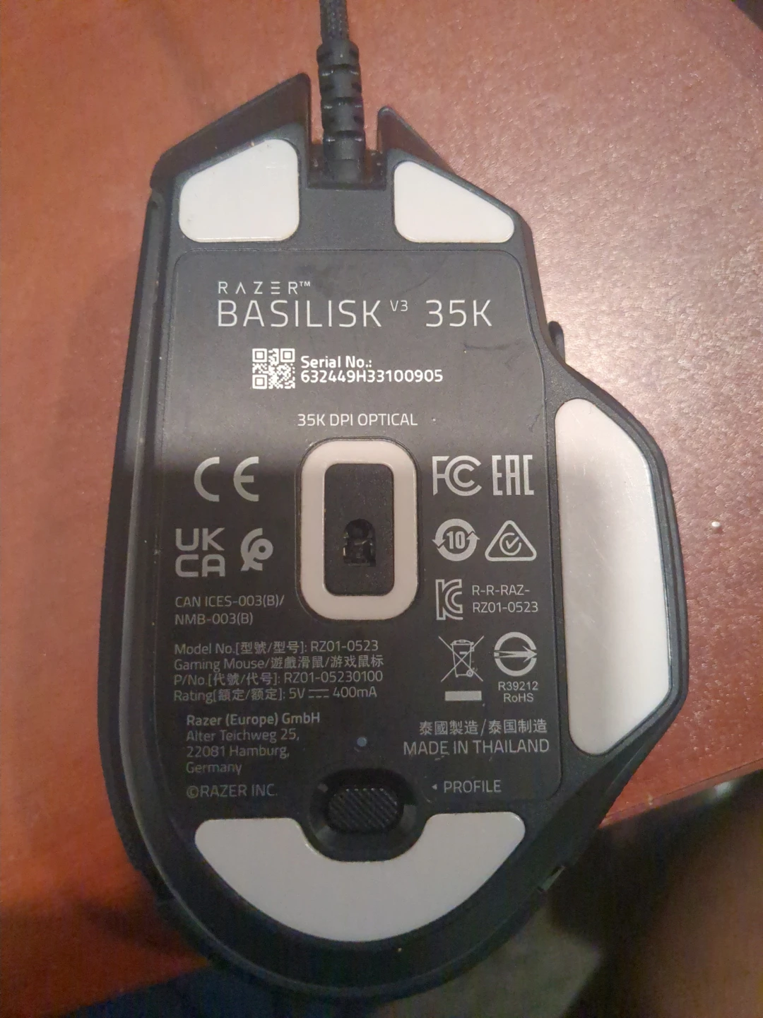 Razer Basilisk V3 35K Gaming Mouse - photo 4