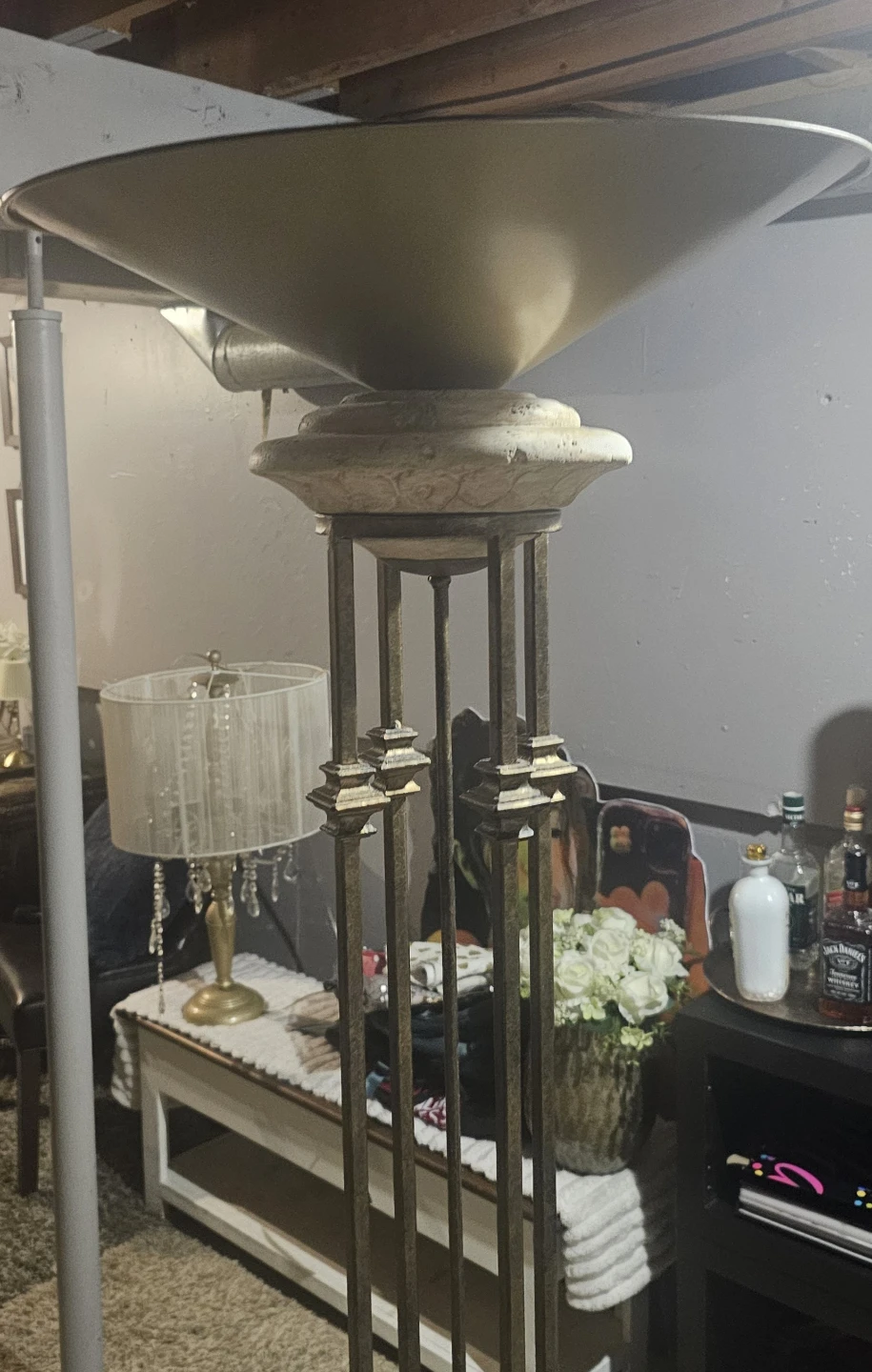 Vintage Style Torchiere Floor Lamp - photo 2