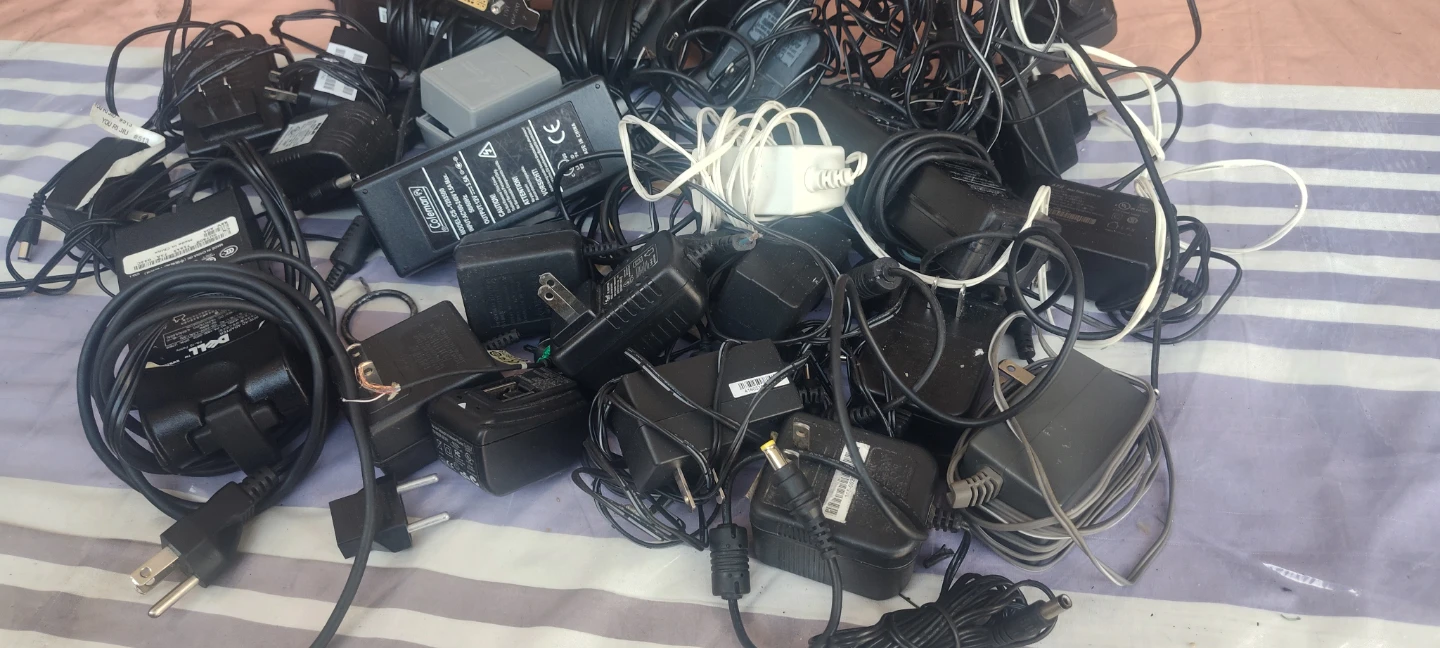 Assorted Power Adapters and Computer Parts - photo 2