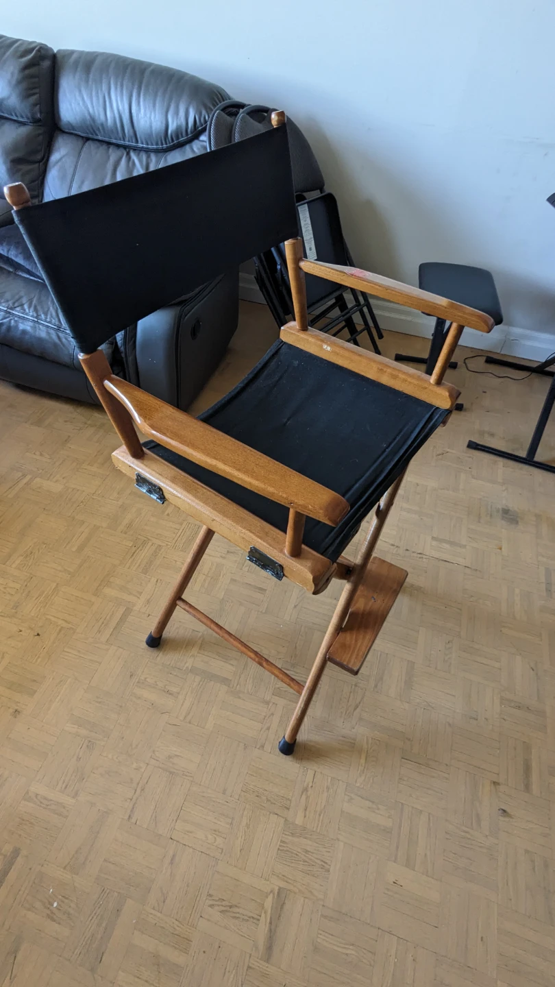 Collapsible Wooden Directors Chair
