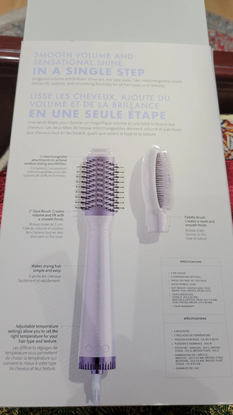 Monat One-Step Wonder Interchangeable Hot Air Brush - photo 2