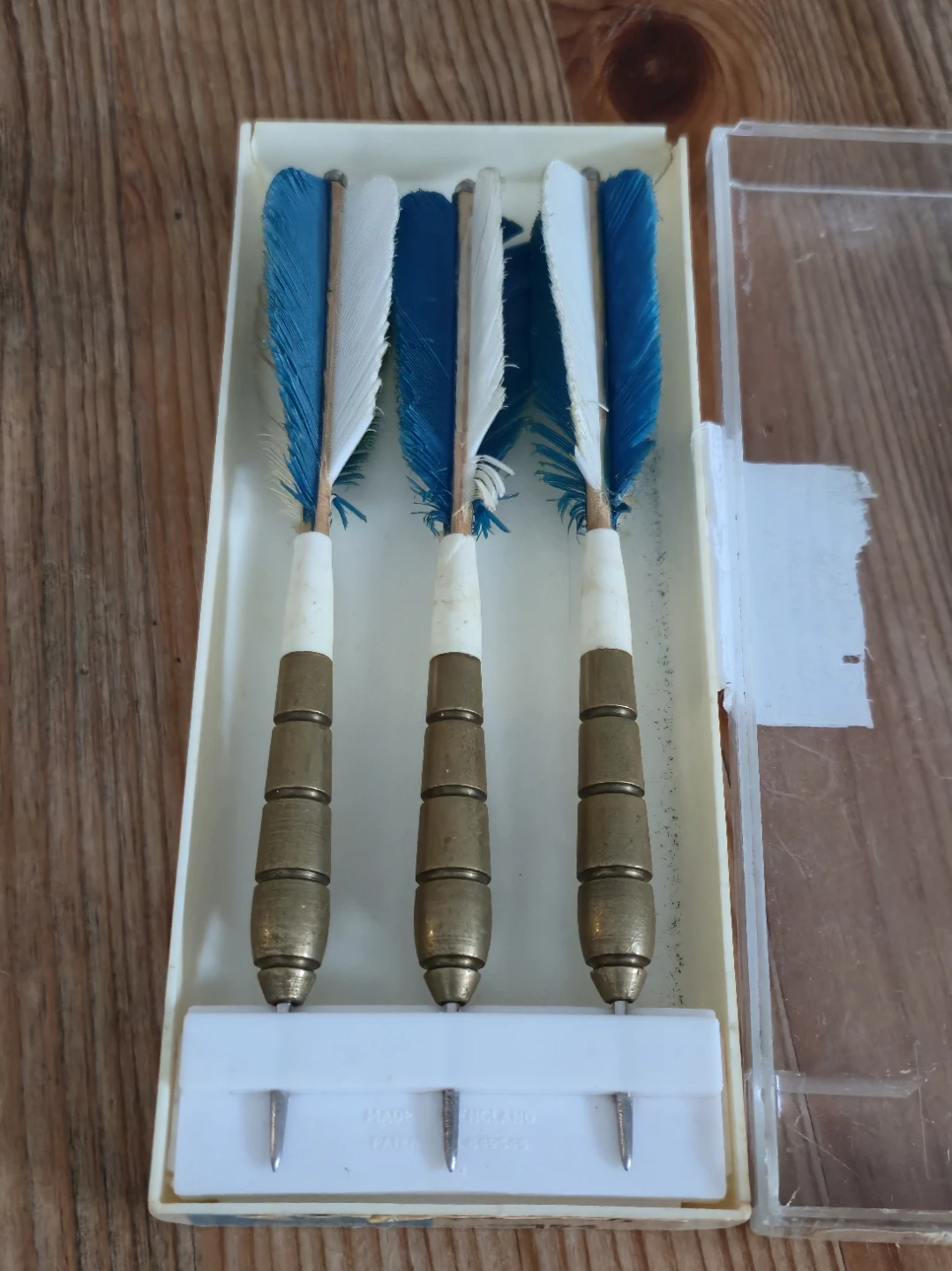 Vintage Unicorn Brass Darts