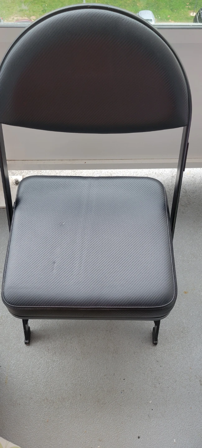 Black folding chair - photo 4