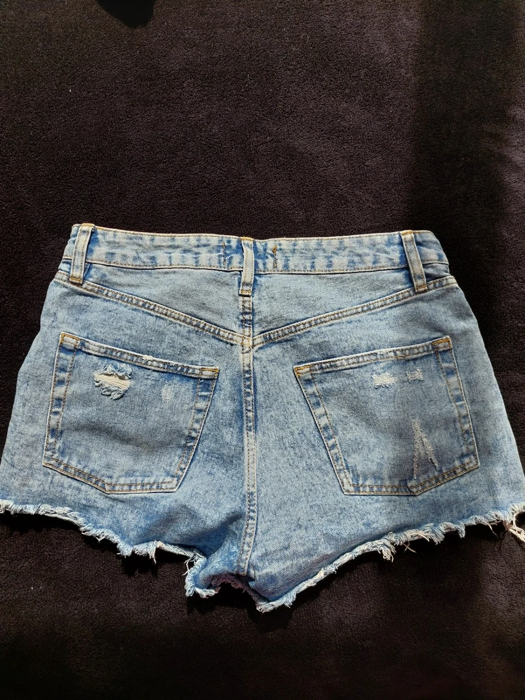 Vintage Rip Denim Shorts Size 05 - photo 2