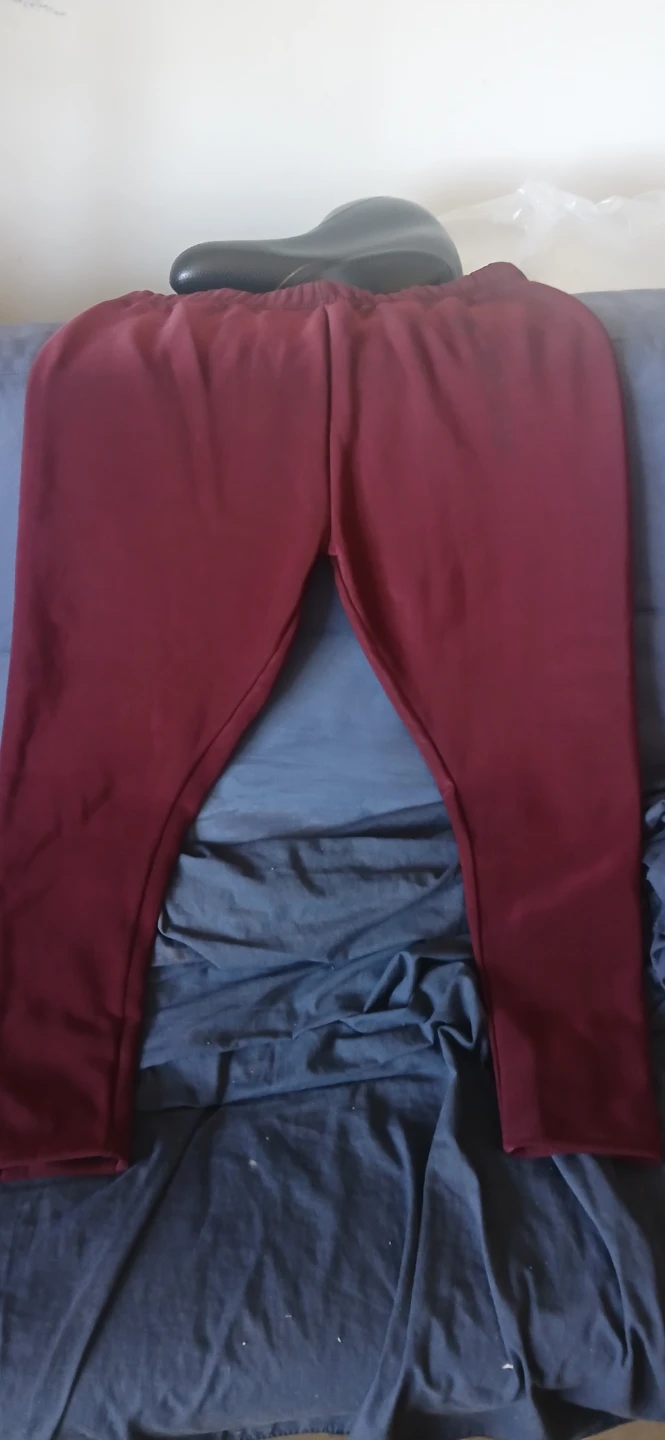 Burgundy Fleece-Lined Leggings