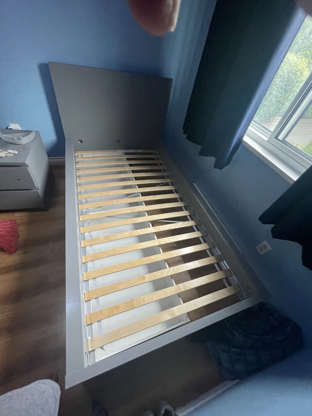 IKEA Malm Bed with Storage and Sealy mattress.