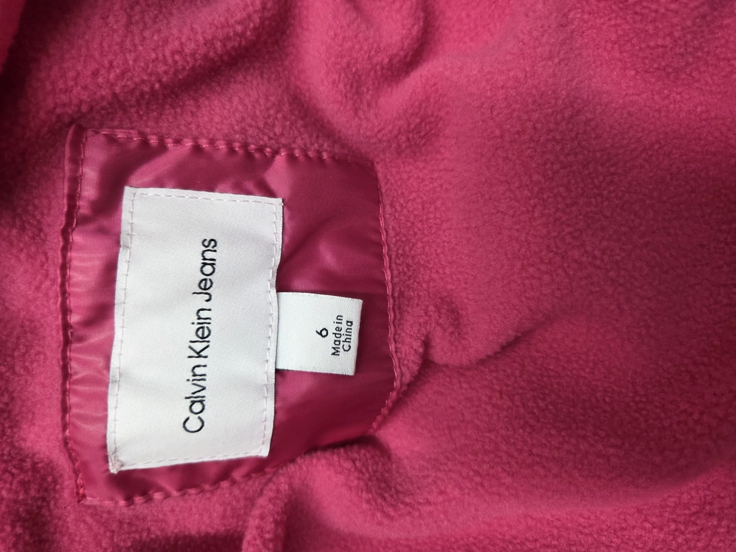 Calvin Klein Jeans Pink Winter Coat Size 6 - photo 4