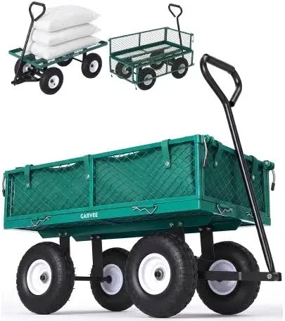 Garvee 3-in-1 Heavy Duty Utility Garden Cart