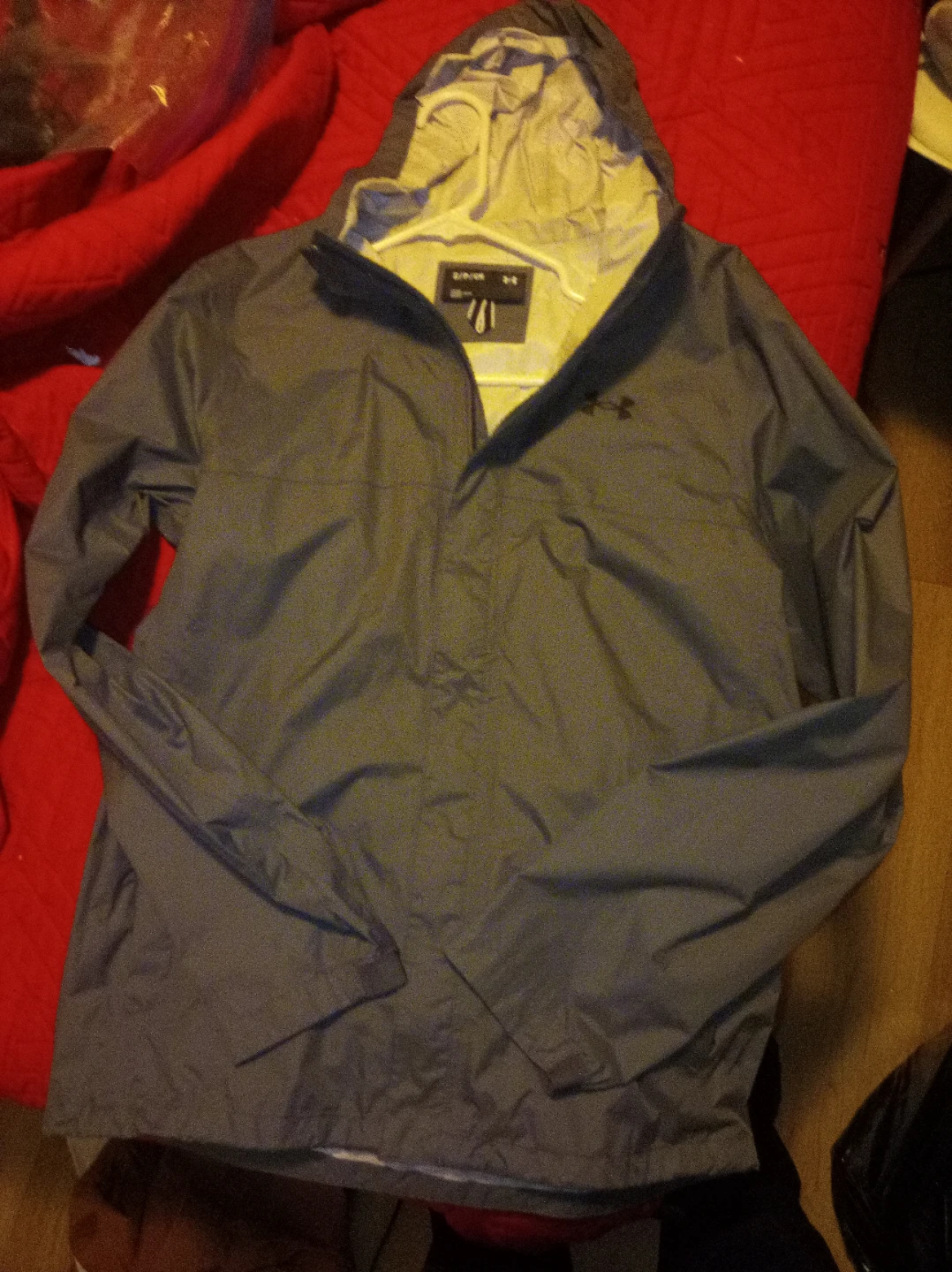 Under Armour hooded windbreaker jacket
