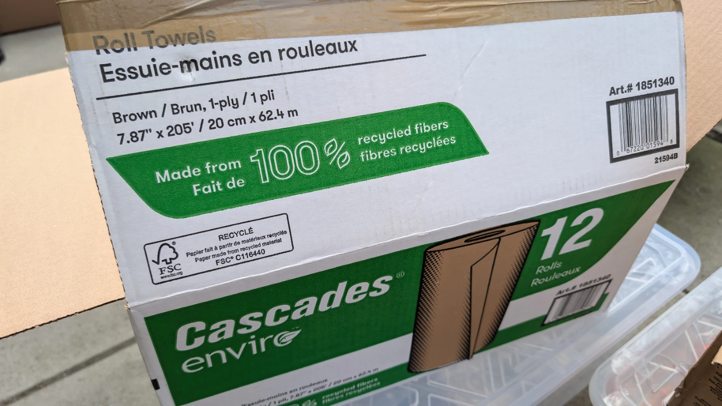Cascades Envire Roll Towels 9 Pack