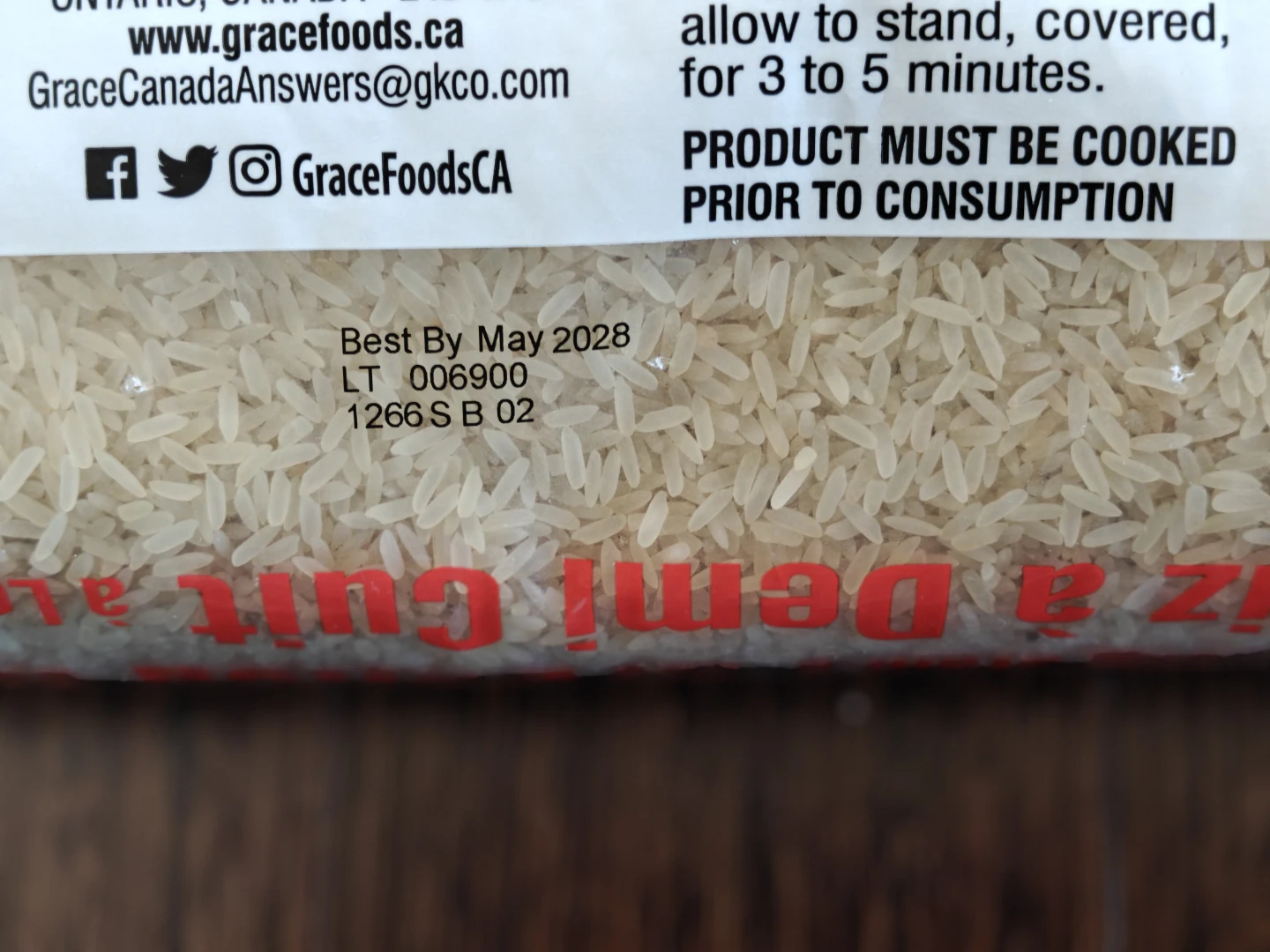 Grace Long Grain Parboiled Rice 8 kg - photo 3