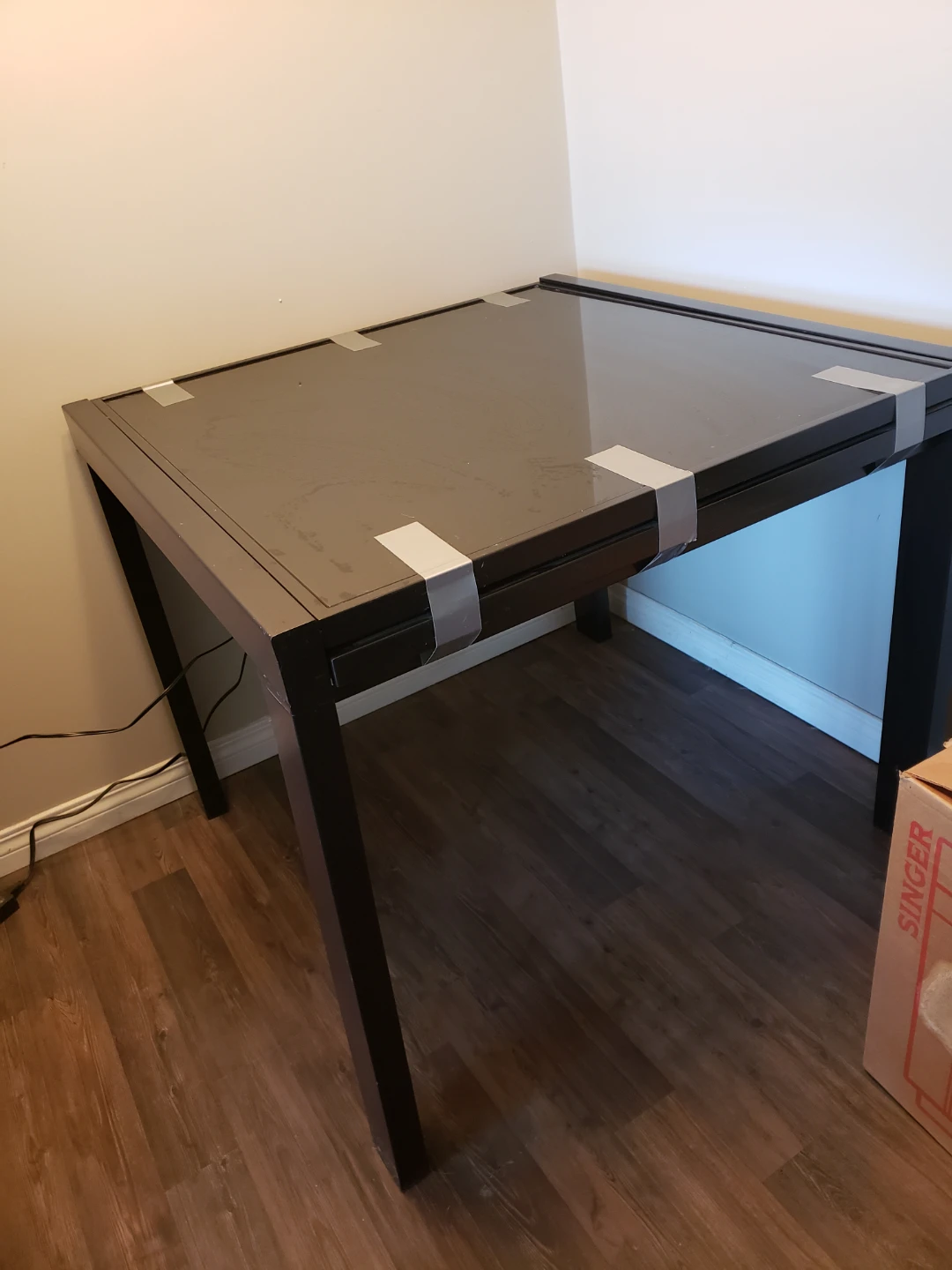 Pullout Black Dining Table - photo 3