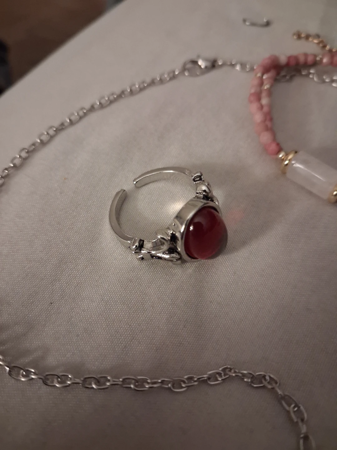 Jewellery Set: Necklace, Bracelet and Ring - photo 2