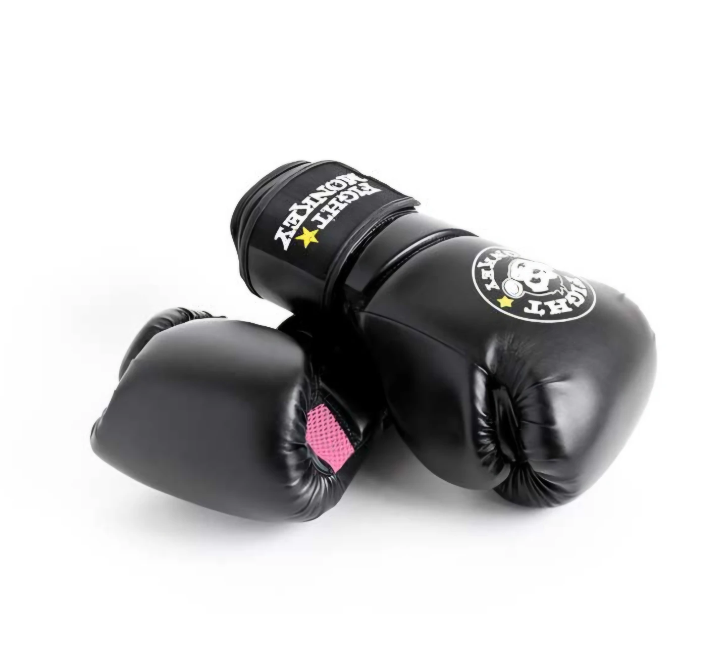 Brand New Pink Fight Monkey Boxing Gloves & Hand Wraps - photo 2