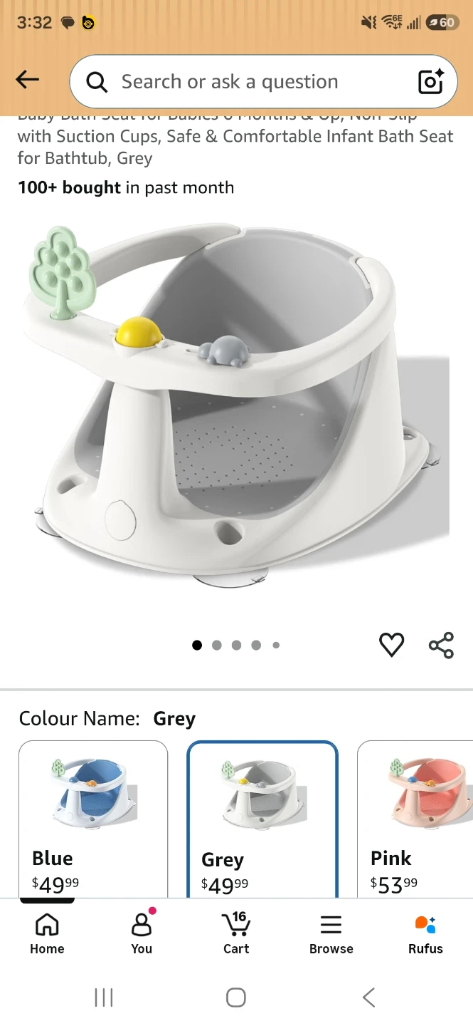 Hibby Baby bath seat