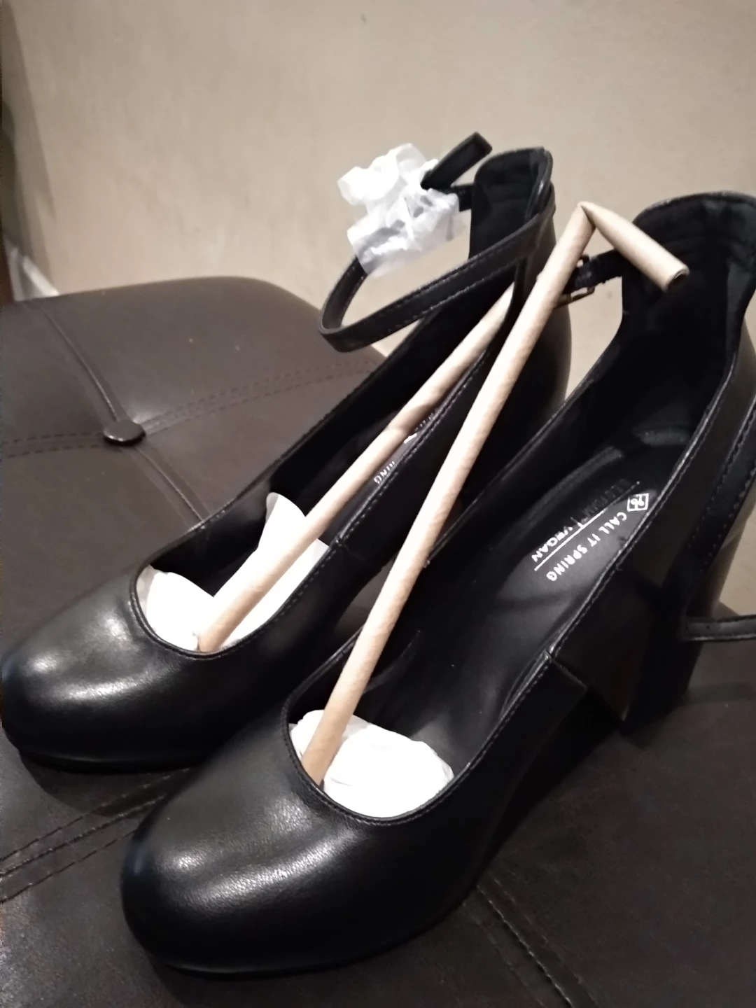 BRAND NEW: Call It Spring Cielaa-001 Black Heels Size 6