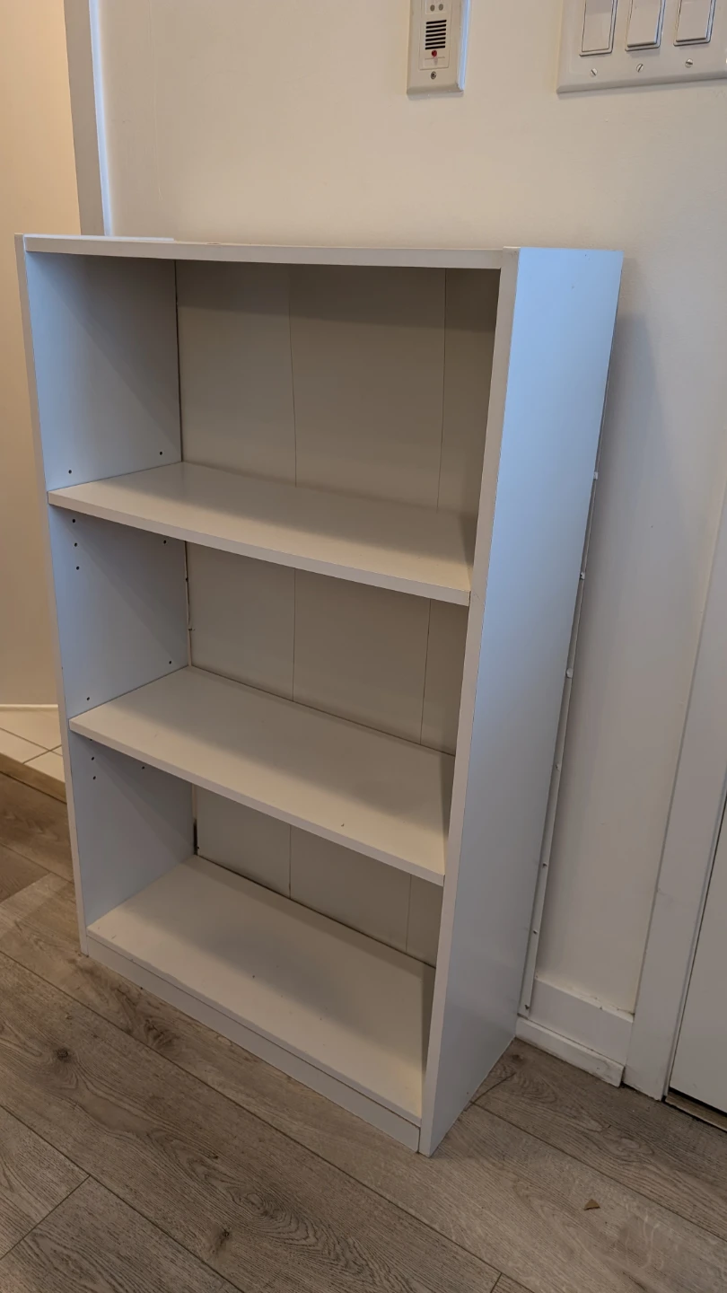 White book shelf - photo 3