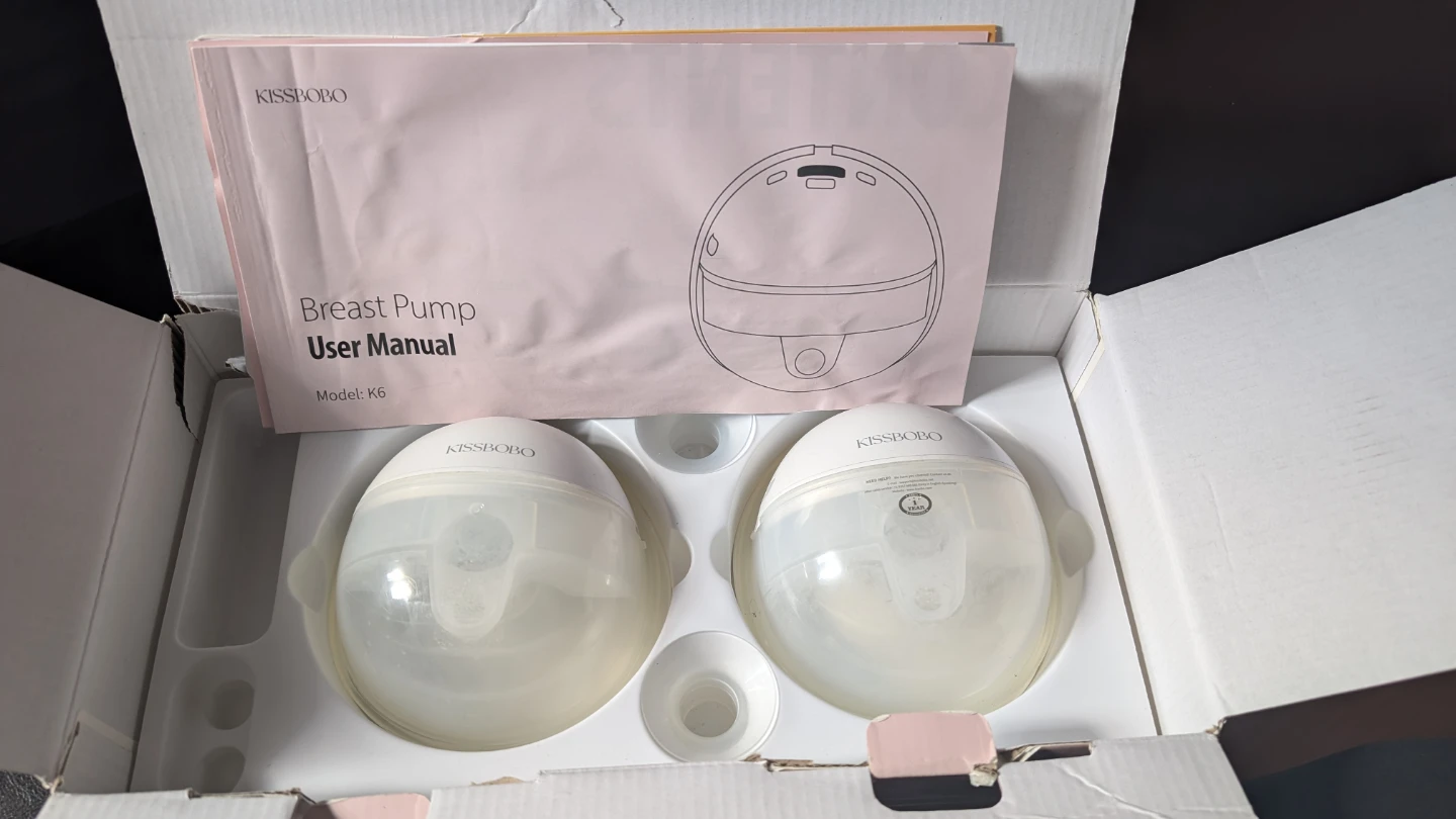 USED KISSBOBO K6 Breast Pump Set, $13