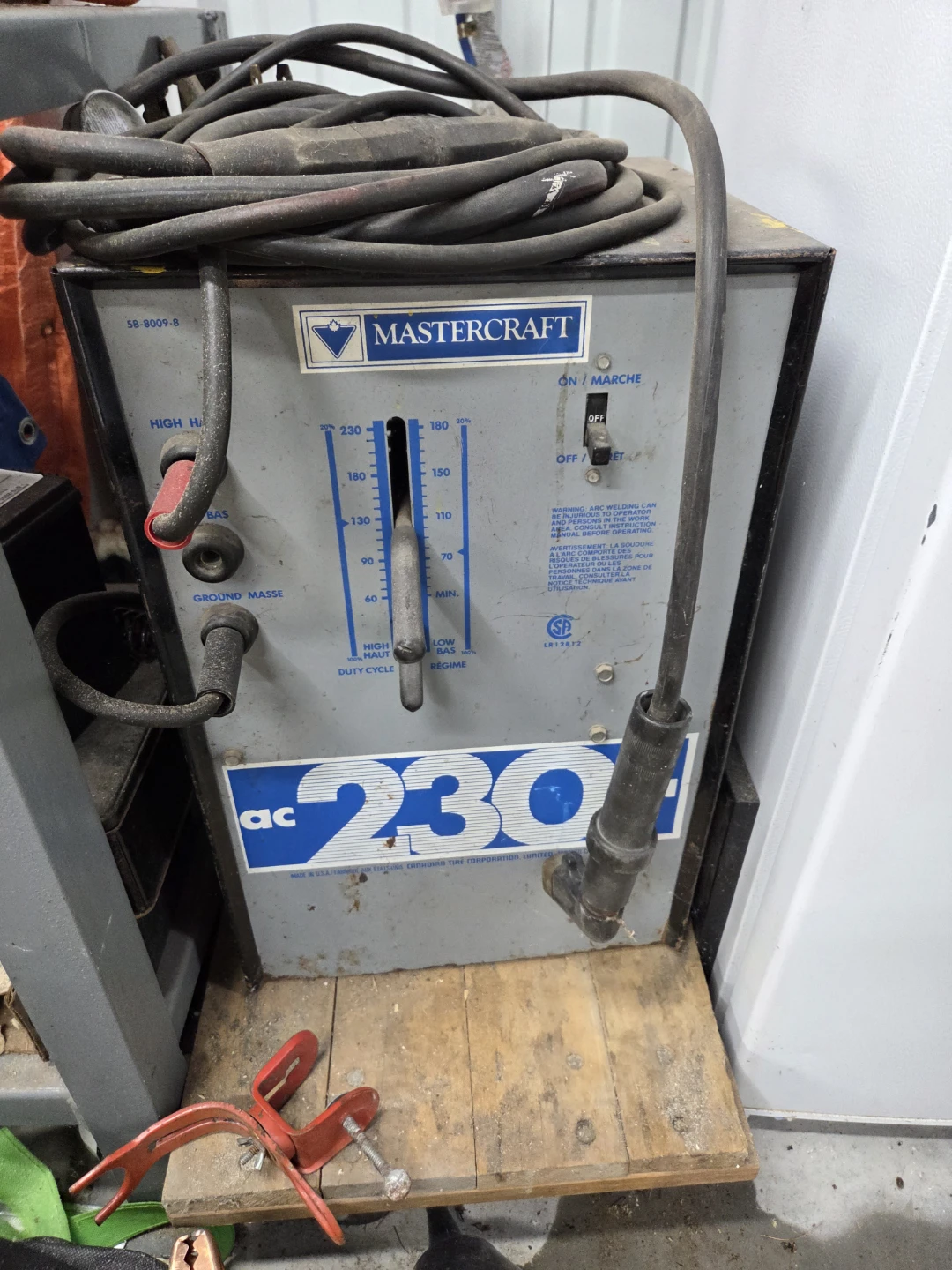 Mastercraft AC 230 Arc Welder