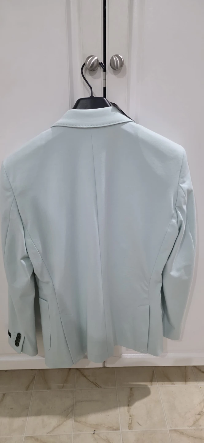 Express Mens Light Blue Blazer - photo 4