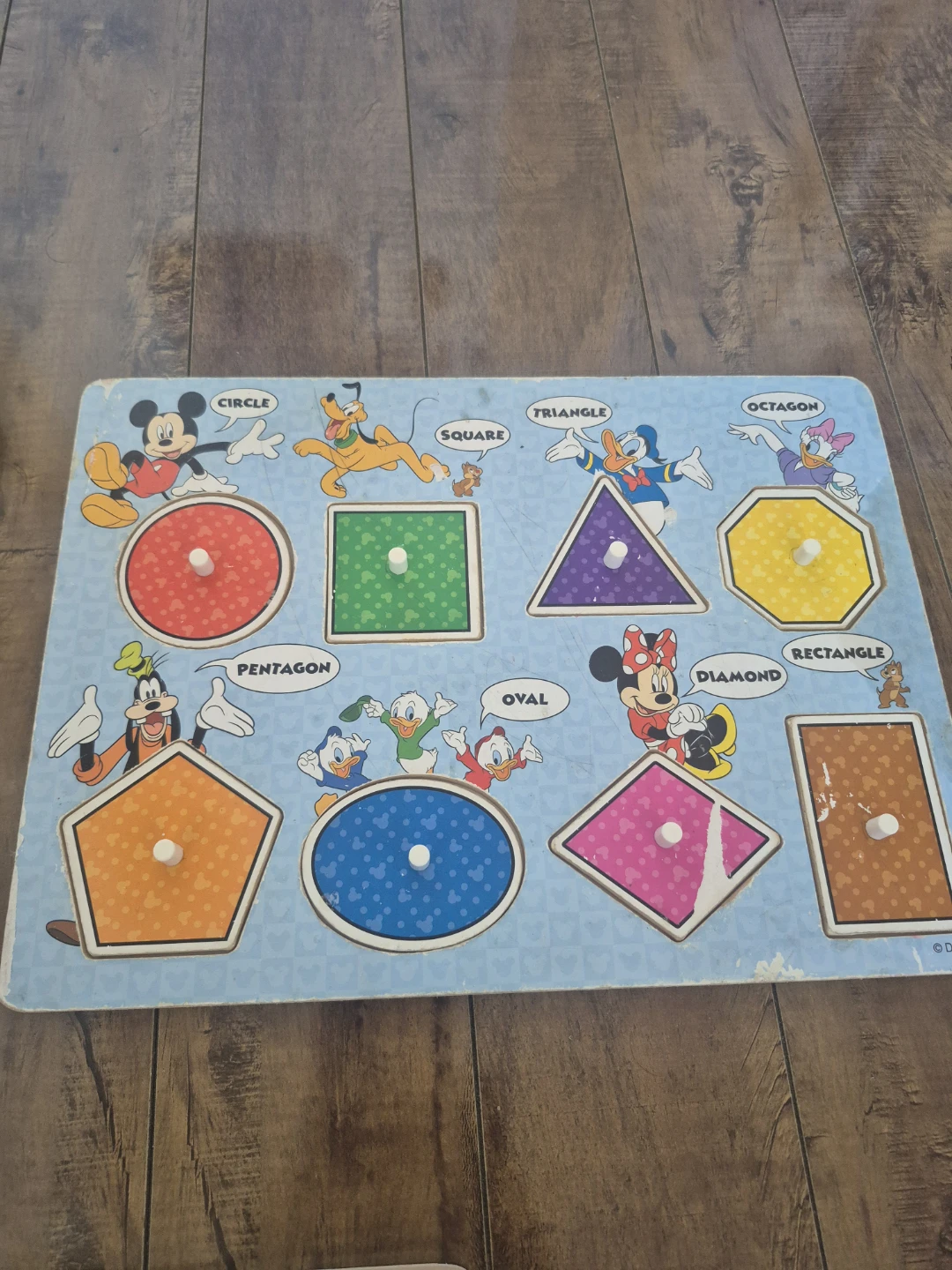 Set of 3 Disney wooden peg puzzles - photo 4