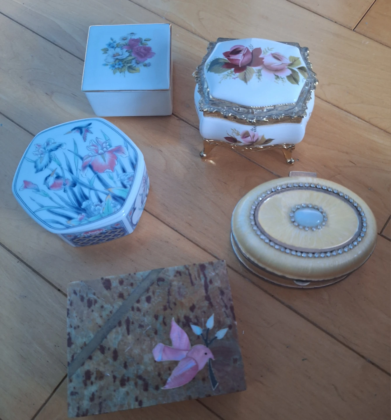 Vintage Decorative Trinket Boxes
