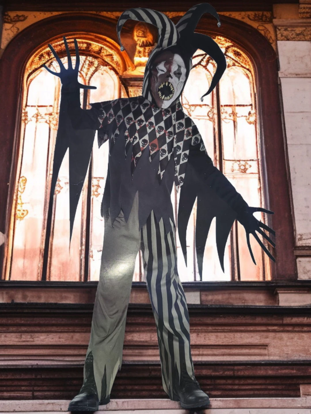 NEW Twisted Jester Halloween Costume XLarge - 14-16