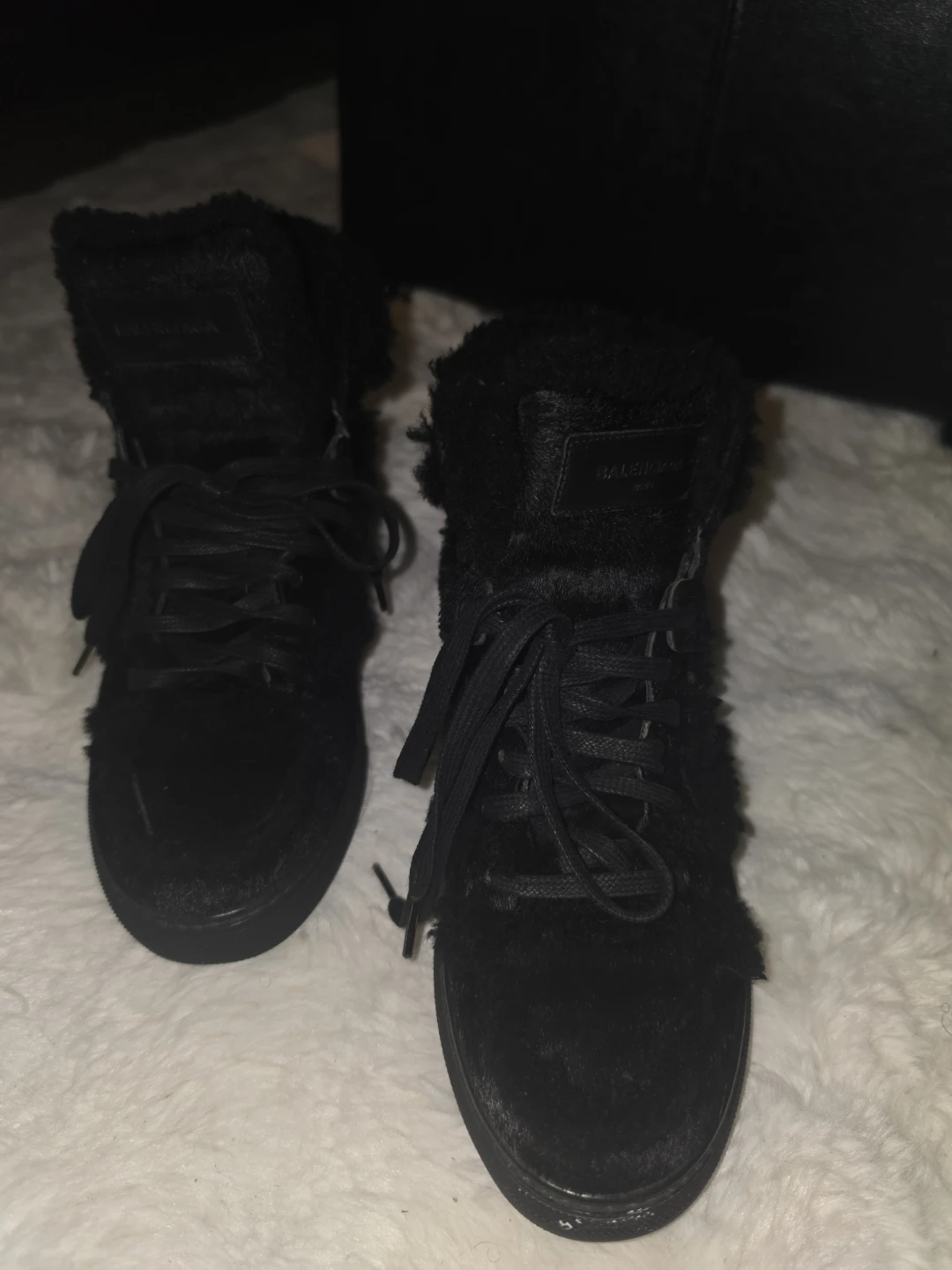 Balenciaga Black High-Top Sneakers