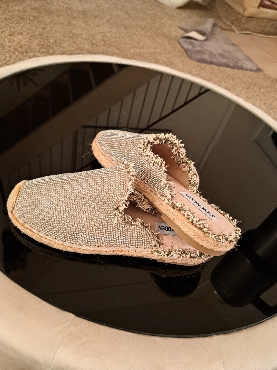 Steve Madden Tropez-R Rhinestone Mules