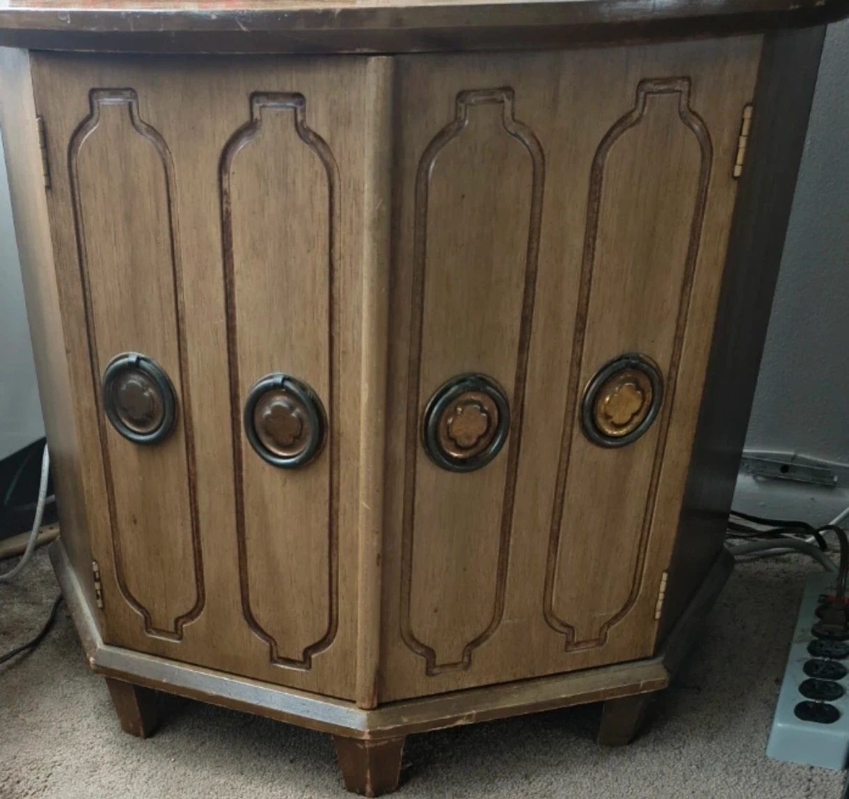 Vintage Corner Cabinet