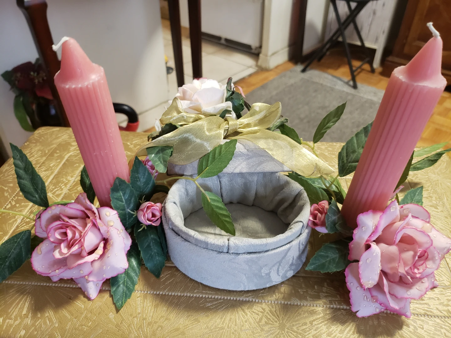 Floral Candle Decoration Set - photo 2