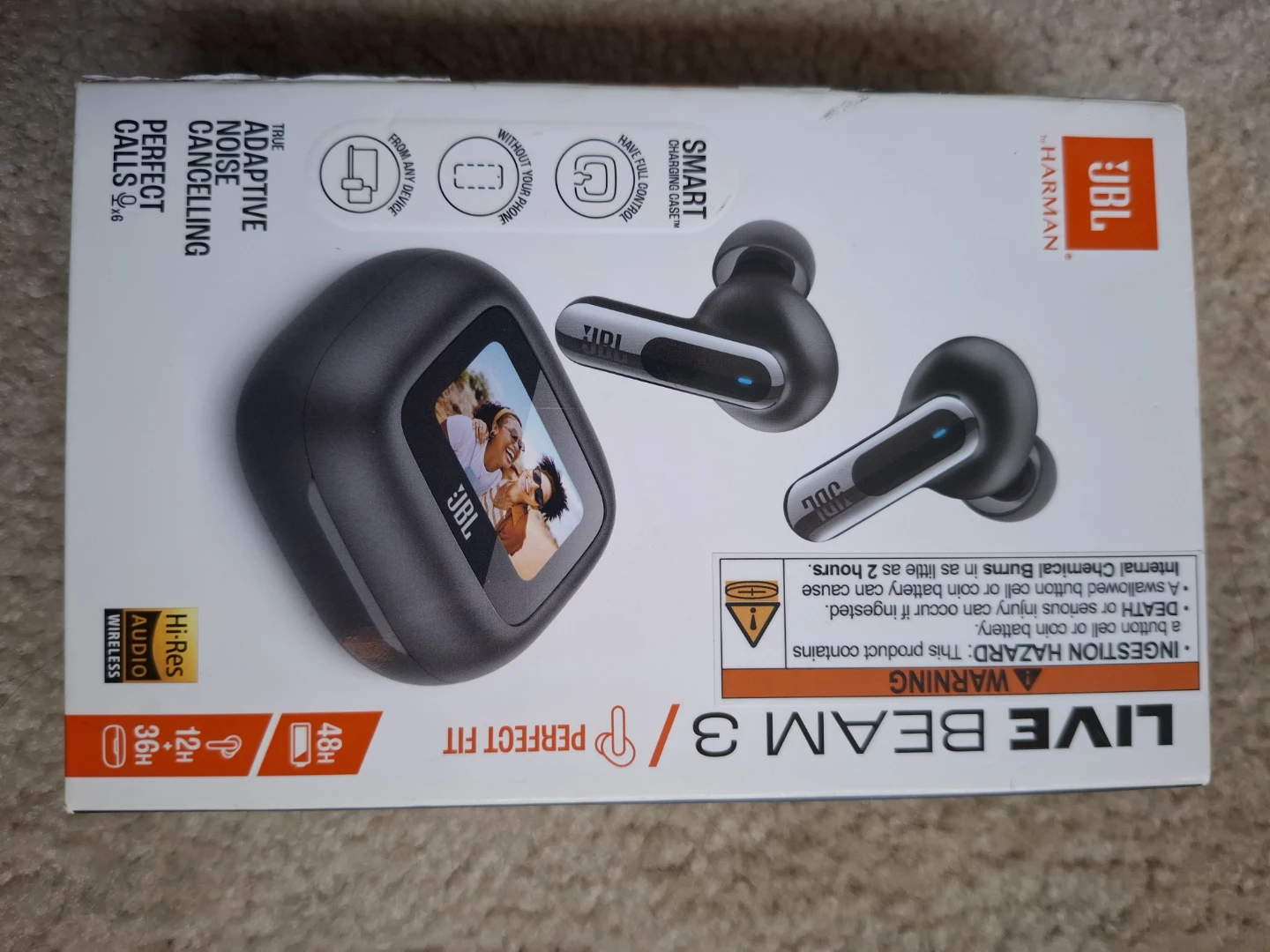 JBL Live Beam 3 Wireless Earbuds