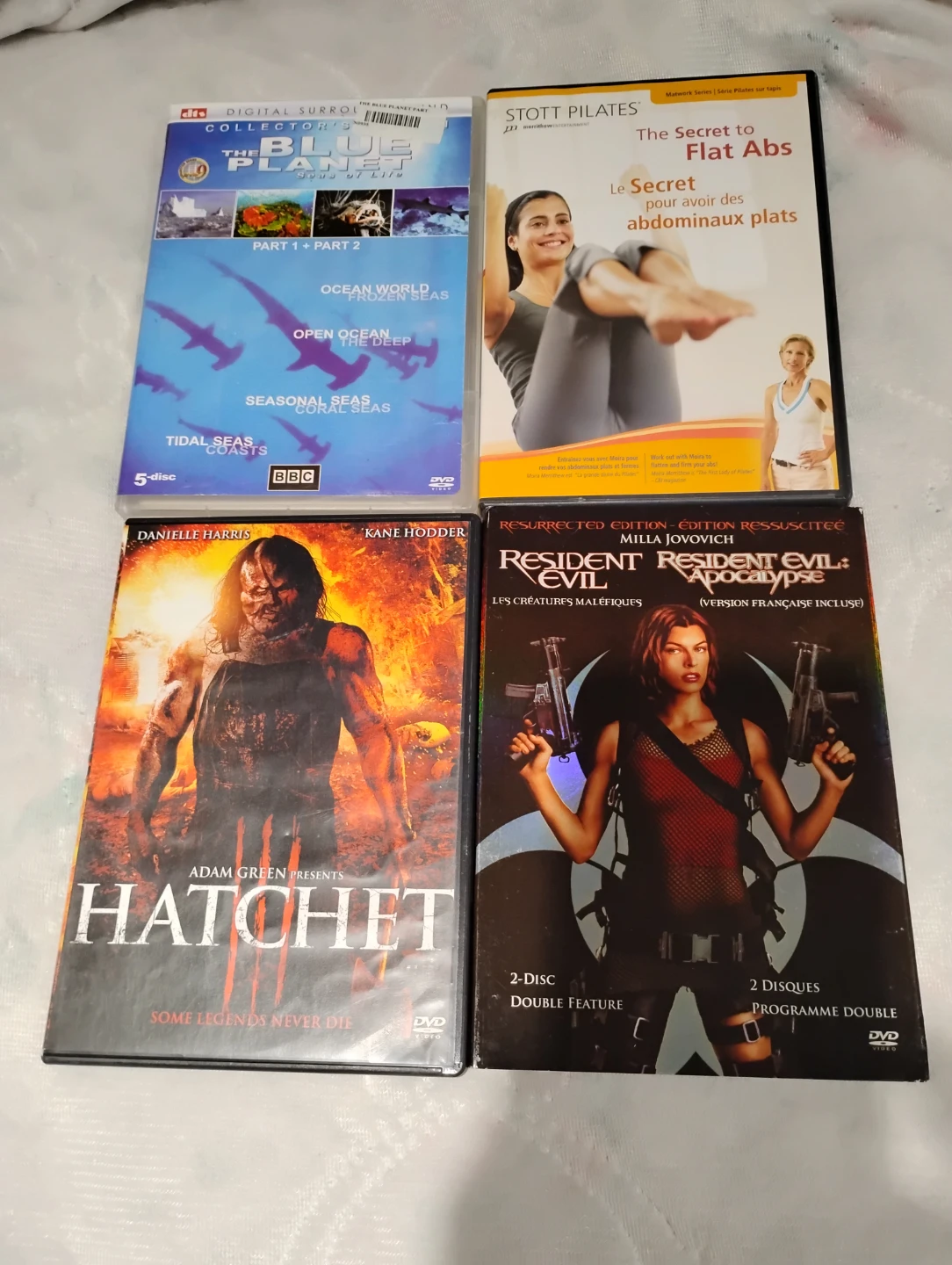 Set of 4 Assorted DVD Movies and Documentaries