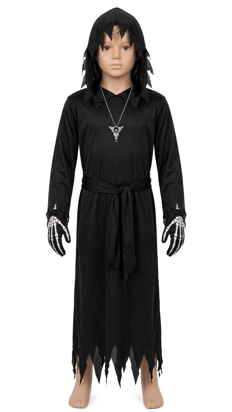Kids' Grim Reaper costume and Plague doctor - photo 4