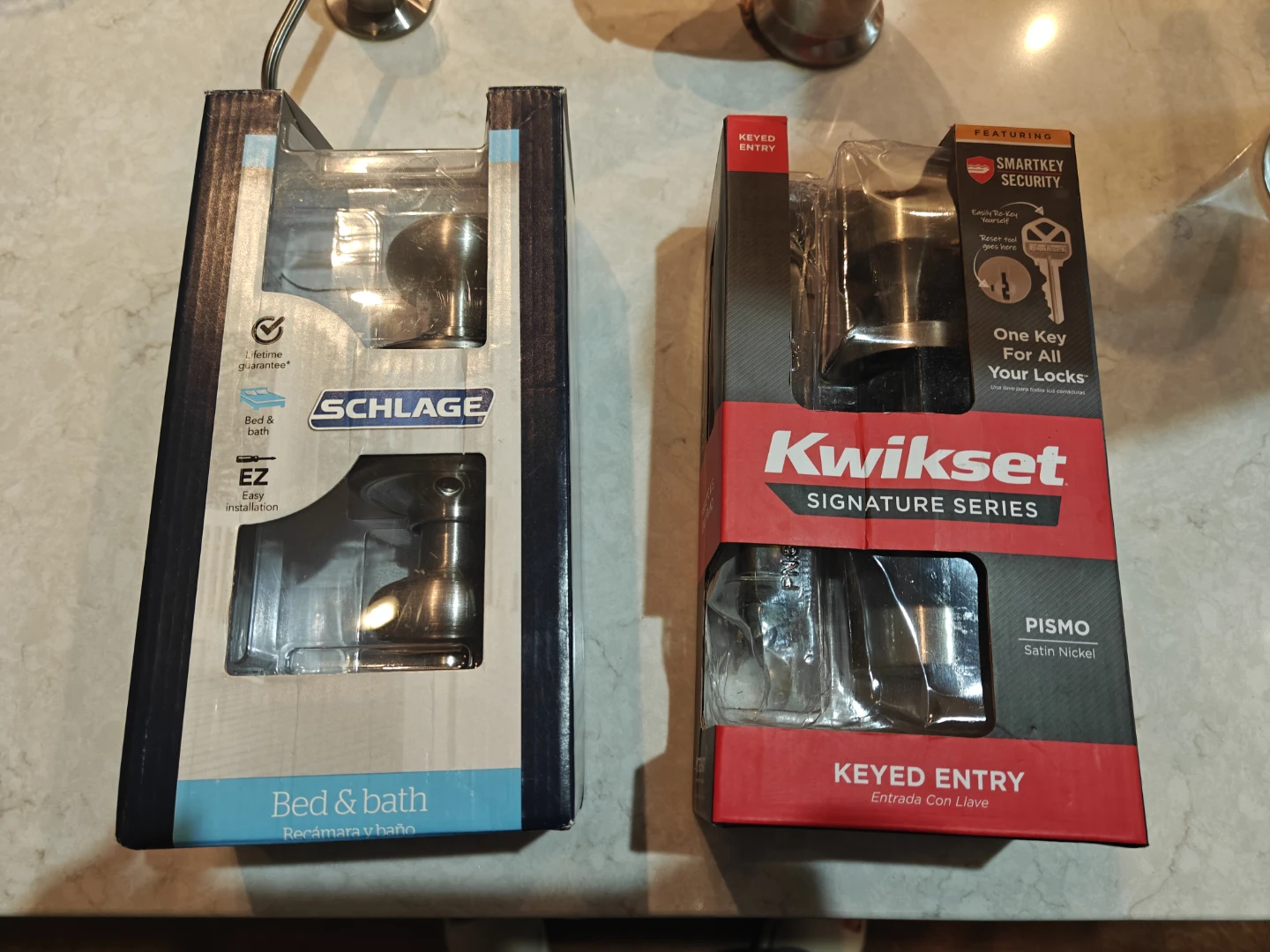 Brand New Schlage Bed & Bath and Kwikset Signature Series Lock