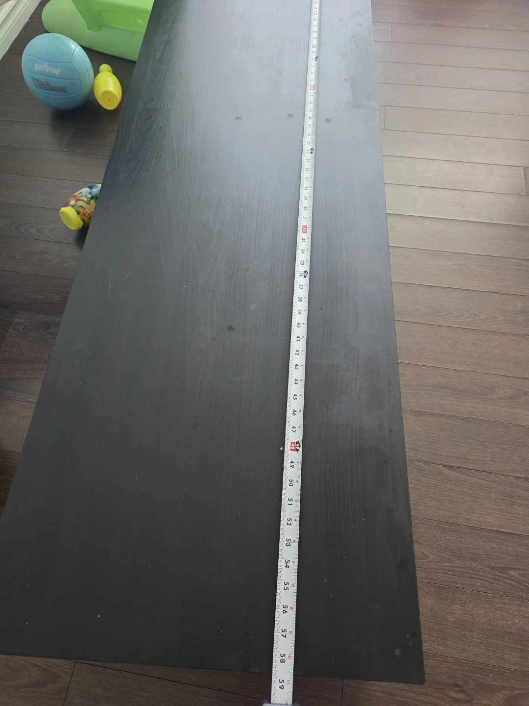 Ikea lack tv bench in black brown finish - photo 4
