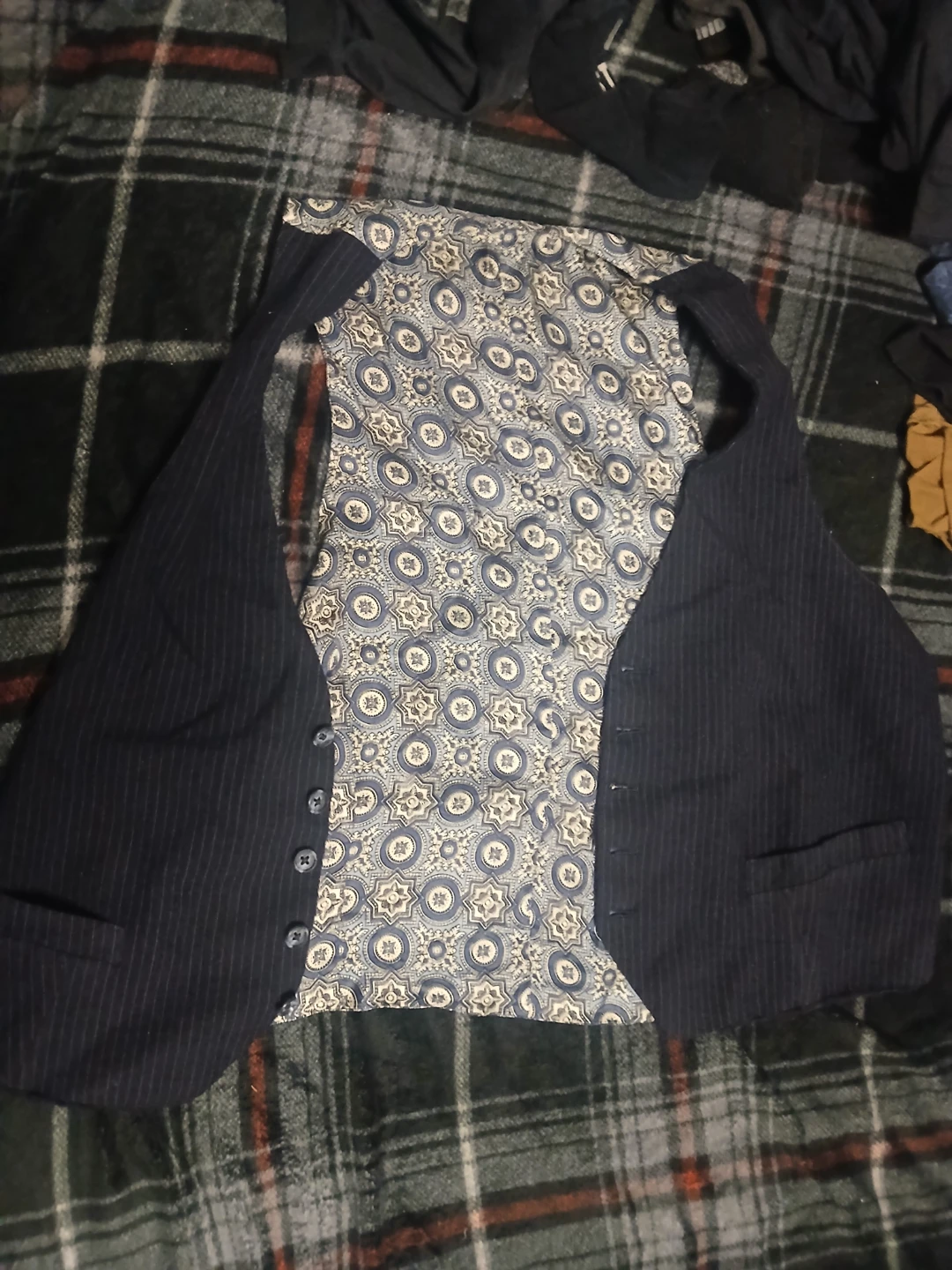 Mens Pinstripe Vest - photo 3