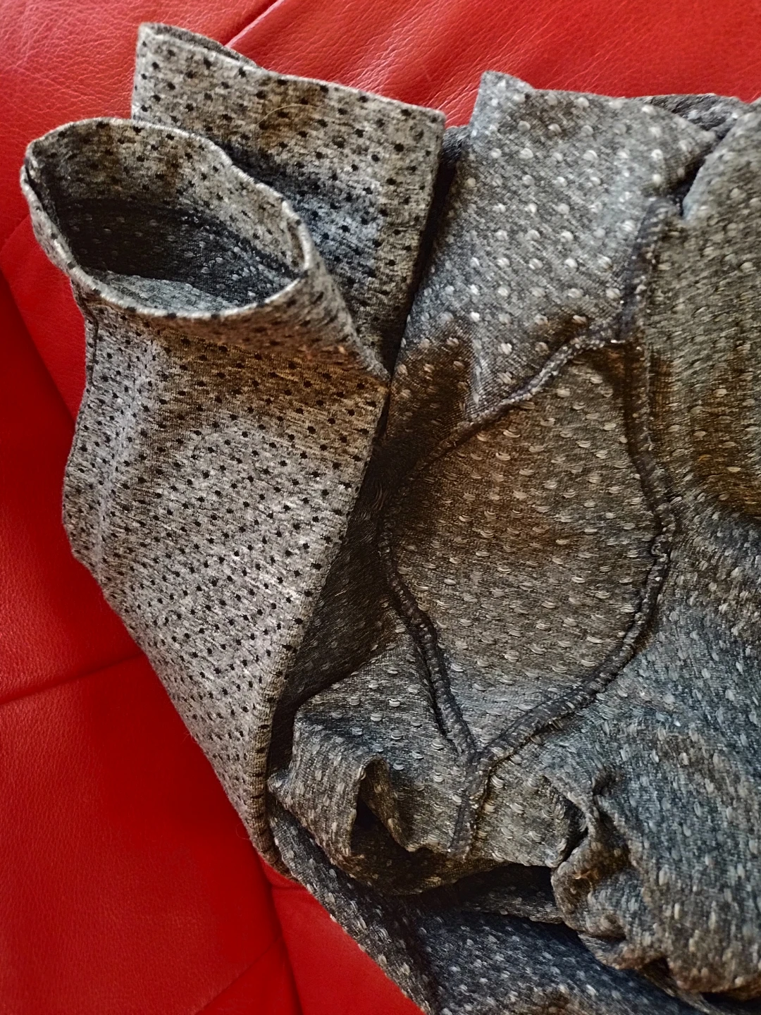 Grey Textured Leggings - size M - photo 3