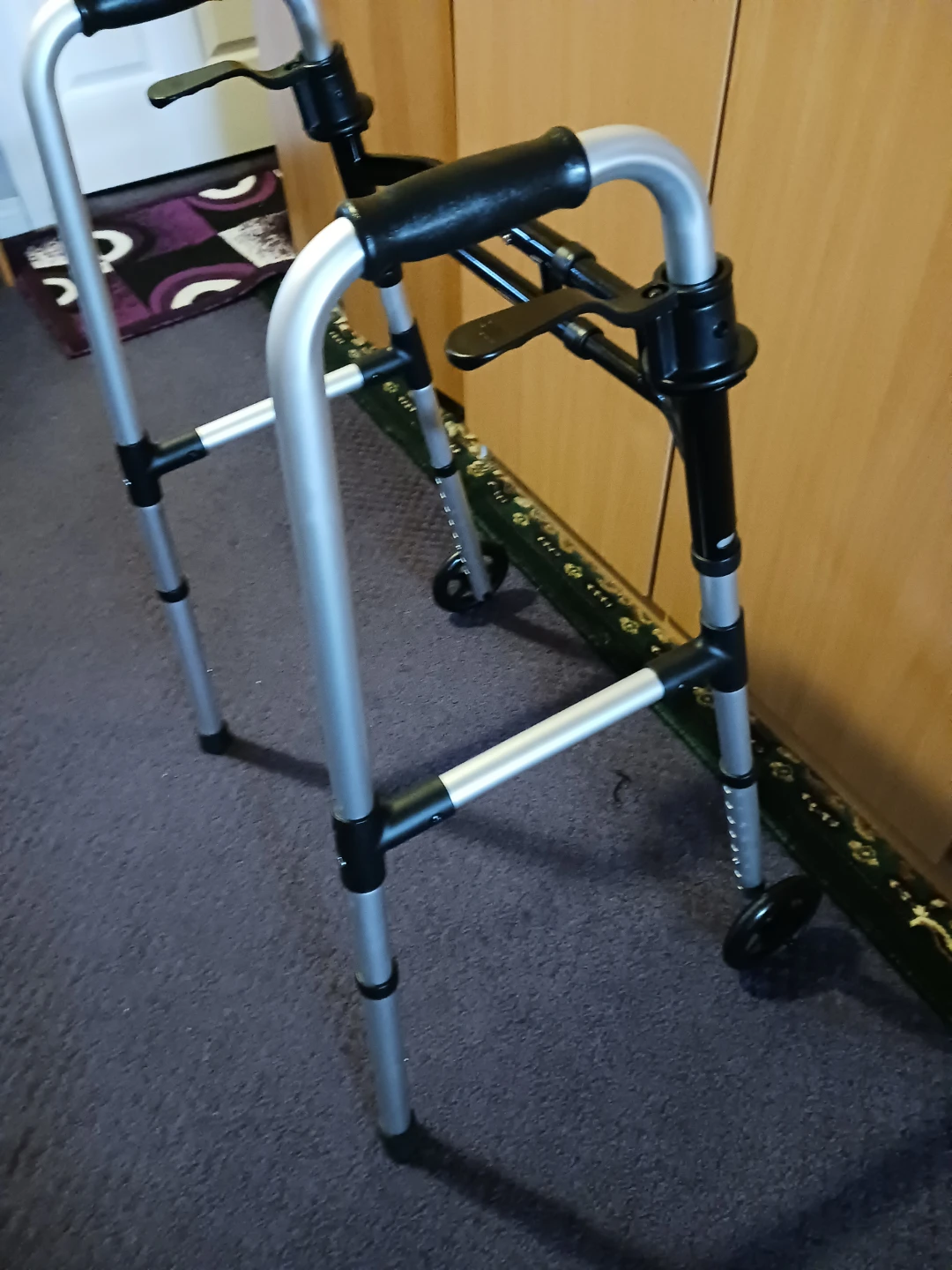 Adjustable Mobility Walker with Front Wheels - photo 3