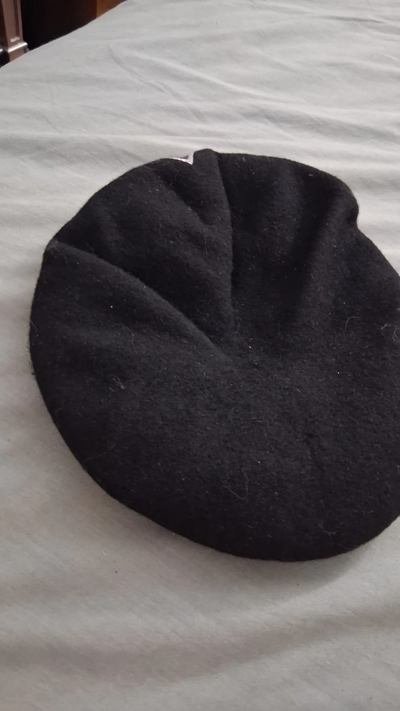 KAIDAN Black Wool Beret Hat - photo 3