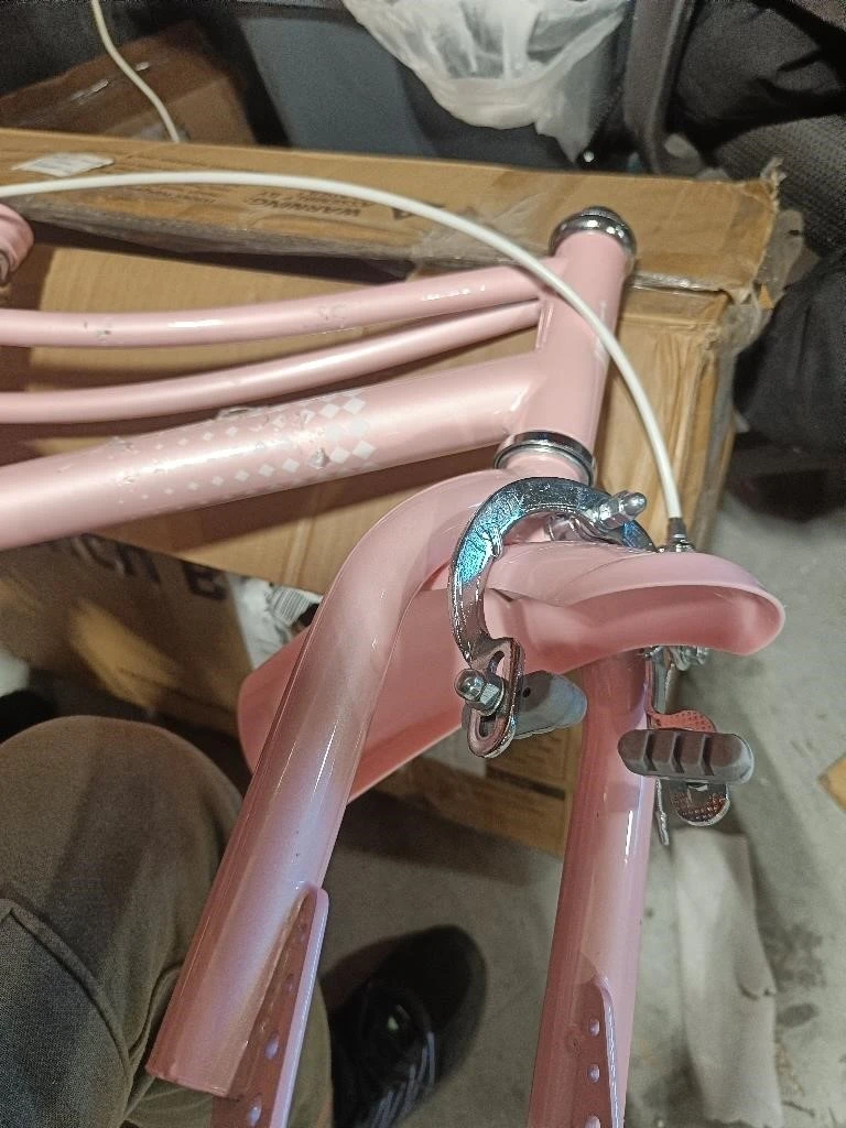 Girls Pink 14-inch Bicycle with Basket - photo 5