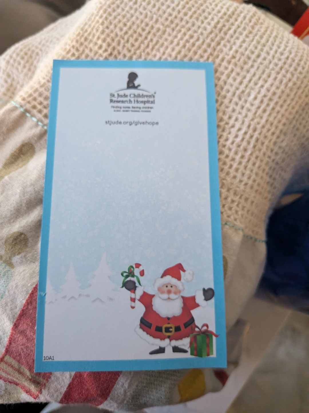 St. Jude Children's Research Hospital Christmas Notepad