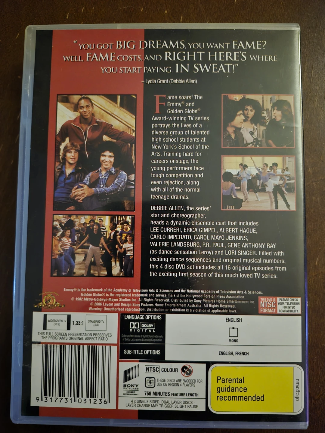 Fame: The Complete First Season 4-Disc DVD Set - photo 2