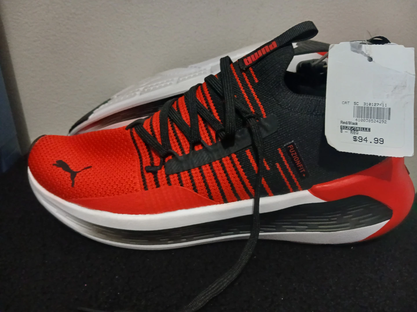 Puma Fuzionfit Running Shoes Red/Black - photo 3