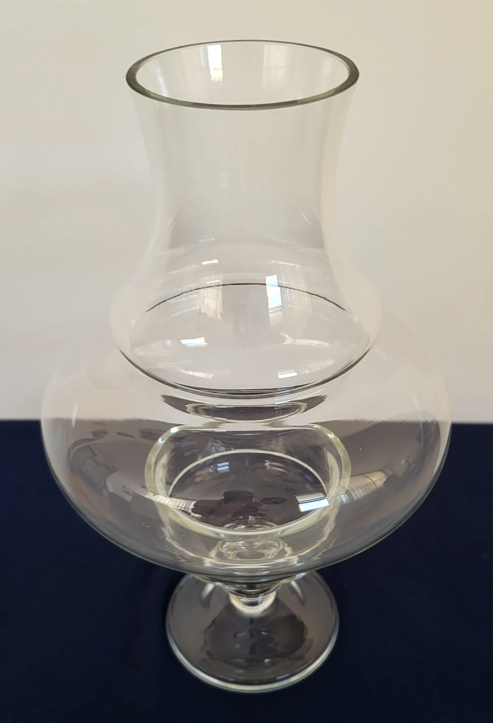 Clear Glass Hurricane Candle Holder - photo 2