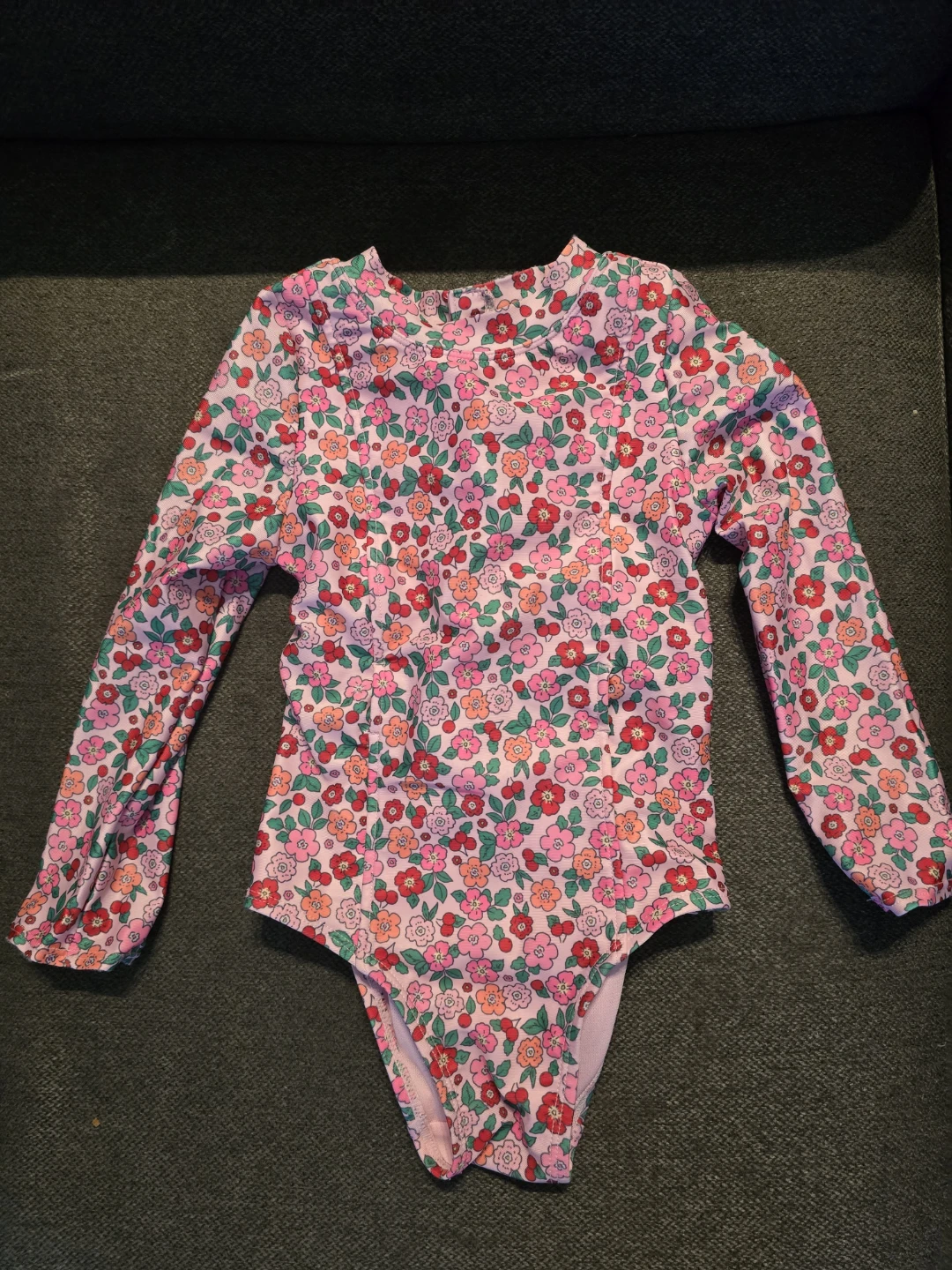 3T George Toddler Girls Floral Long Sleeve Swimsuit