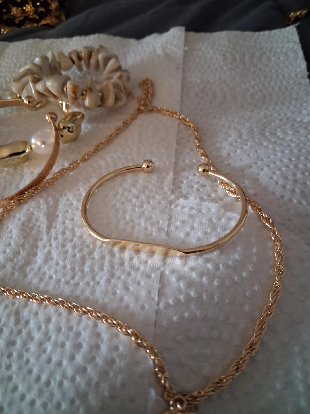 Assorted Gold-Tone Bracelet and Necklace Set - photo 2
